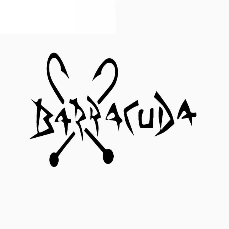 Car Sticker Funny Barracuda Fishing Hook PVC Car Decoration Accessories Sticker Waterproof Cover Scratch Black/white, 16cm*11cm
Car Sticker Funny Barracuda Fishing Hook PVC Car Decoration Accessories Sticker Waterproof Cover Scratch Black/white, 16cm*11cm