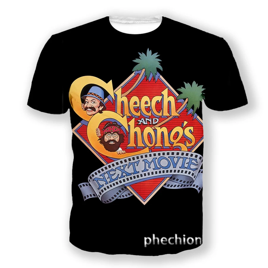 Новые модные мужские/женские футболки Phechion с 3D принтом Cheech & Chong с коротким рукавом, повседневные летние футболки, топы S12
Новые модные мужские/женские футболки Phechion с 3D принтом Cheech & Chong с коротким рукавом, повседневные летние футболки, топы S12