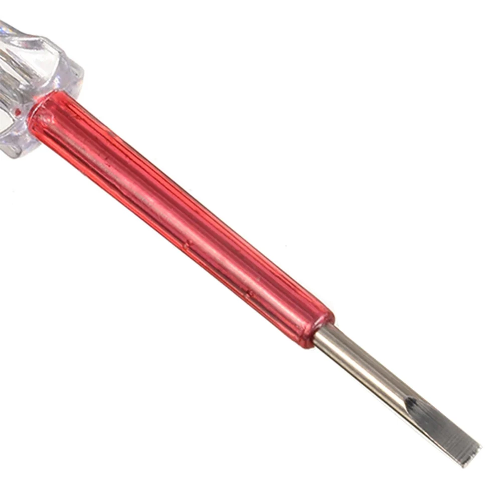 1Pc Voltage Tester Pen Screw Driver 100V-500V 130*10mm Durable Circuit Electric Tester Pen Current Measurement Hand Tool
1Pc Voltage Tester Pen Screw Driver 100V-500V 130*10mm Durable Circuit Electric Tester Pen Current Measurement Hand Tool