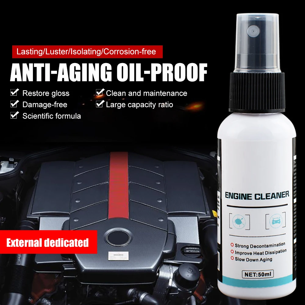 NEW Arrival ! 50ML Car Engine Coating Agent Engine Compartment Cleaner Remove Heavy Oil Cleaning Car Polish Ceramic Coating
NEW Arrival ! 50ML Car Engine Coating Agent Engine Compartment Cleaner Remove Heavy Oil Cleaning Car Polish Ceramic Coating