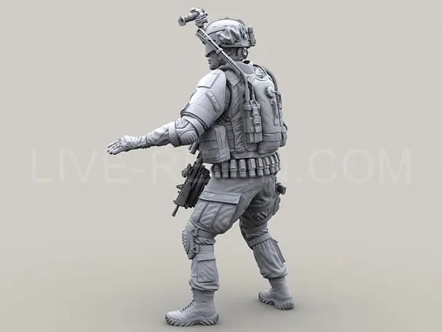 Live Resin Lrm35002 1/35 US Army Modern Soldiers Resin Soldier Style 2
Live Resin Lrm35002 1/35 US Army Modern Soldiers Resin Soldier Style 2