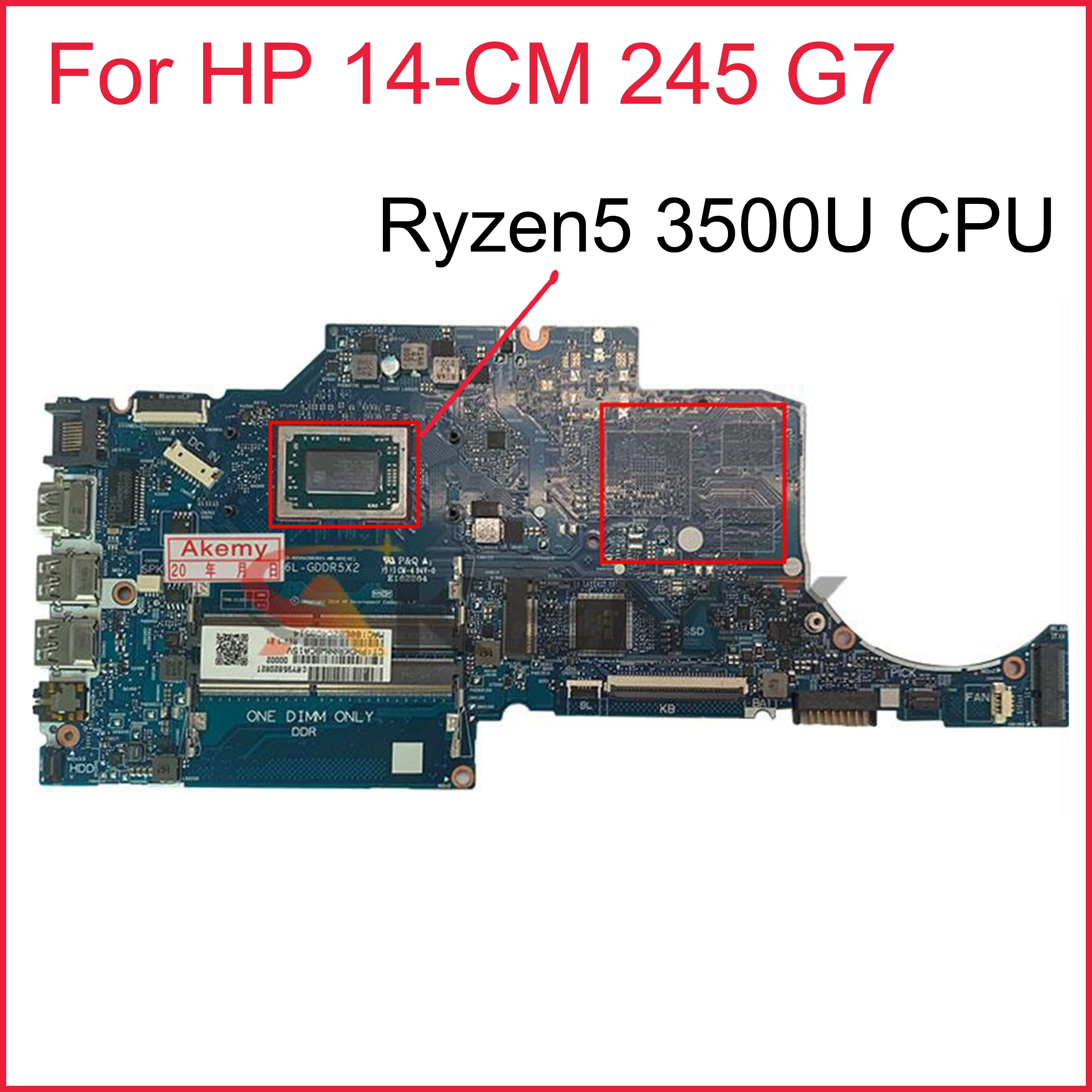 Материнская плата для ноутбука HP 14-CM 245 G7 6050A2983601-MB-A02 с процессором Ryzen5 3500U, 100% протестированная
Материнская плата для ноутбука HP 14-CM 245 G7 6050A2983601-MB-A02 с процессором Ryzen5 3500U, 100% протестированная