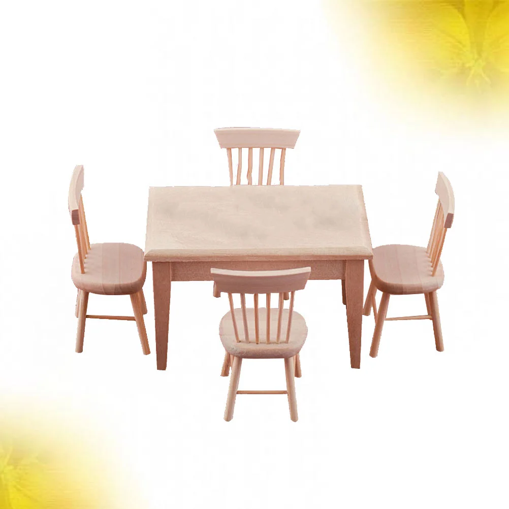 1 Set/5 Pcs Simulated Furniture Toys Artificial Micro Decors Photograph Layout Props Wooden Desk and Chair for House Micro
1 Set/5 Pcs Simulated Furniture Toys Artificial Micro Decors Photograph Layout Props Wooden Desk and Chair for House Micro