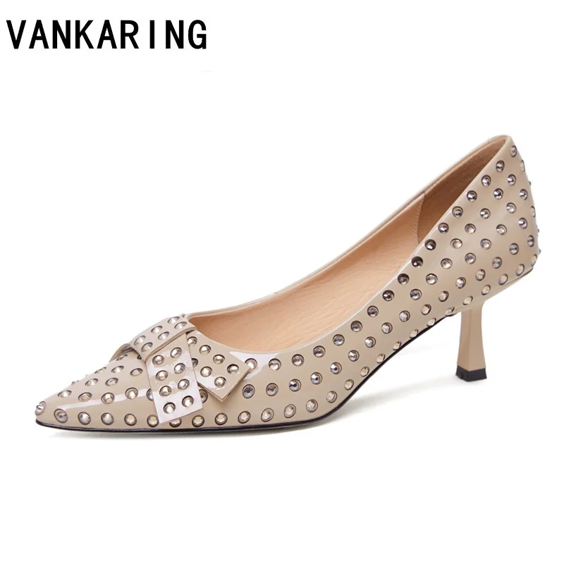 classic rivets bow-tie women shoes sexy pumps pointed toe high heels women shoes spring summer female party wedding shoes pumps
classic rivets bow-tie women shoes sexy pumps pointed toe high heels women shoes spring summer female party wedding shoes pumps