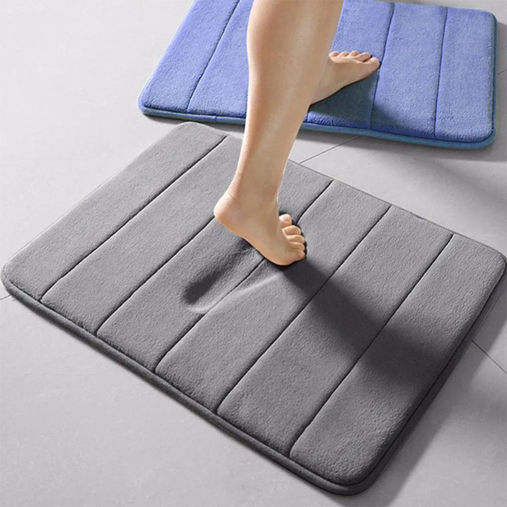 Bath Mat Super Absorbent Memory Foam Carpet Non-slip Bathroom Rug Floor Rugs Shower Room Doormat Toilet Footpad Mat 40x60cm
Bath Mat Super Absorbent Memory Foam Carpet Non-slip Bathroom Rug Floor Rugs Shower Room Doormat Toilet Footpad Mat 40x60cm