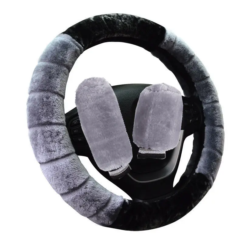 Universal Plush Steering Wheel Cover Winter Internet Celebrity Car Steering Wheel Cover Warm Non-Slip Three-Piece Set
Universal Plush Steering Wheel Cover Winter Internet Celebrity Car Steering Wheel Cover Warm Non-Slip Three-Piece Set