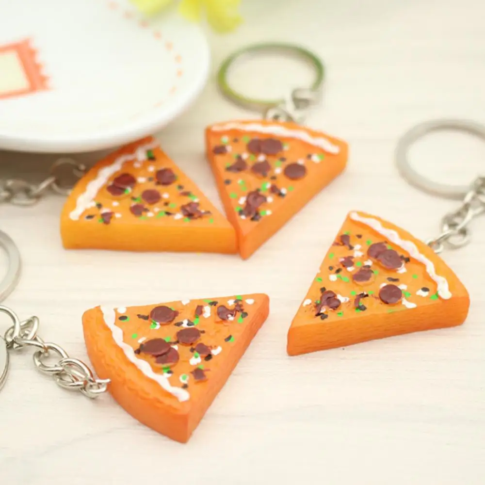 Pendant Keychain Key Ring Chic Imitation Pizza Holder Hanging Bag Purse Decor
Pendant Keychain Key Ring Chic Imitation Pizza Holder Hanging Bag Purse Decor