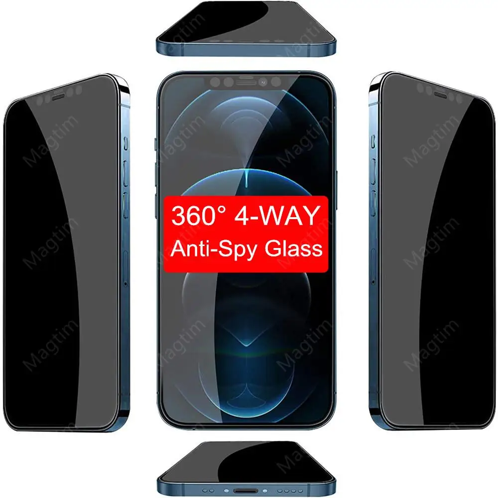 Magtim 4 Way 360 Privacy Tempered Glass Designed For iPhone 13 12 11 Pro MAX XS Max XR 7 8 Plus True Anti-Spy Screen Protector
Magtim 4 Way 360 Privacy Tempered Glass Designed For iPhone 13 12 11 Pro MAX XS Max XR 7 8 Plus True Anti-Spy Screen Protector