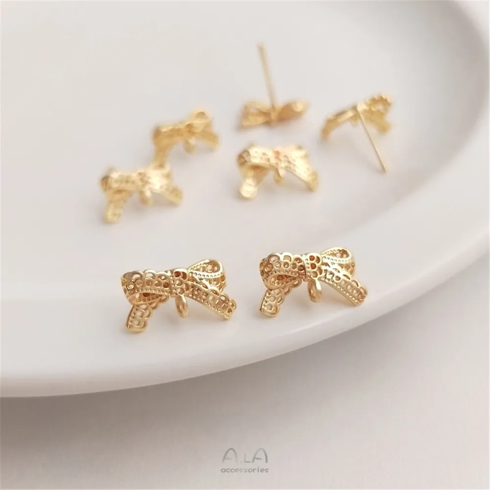 14K Gold Filled Plated S925 Silver needle Handmade DIY earring jewelry material 
14K Gold Filled Plated S925 Silver needle Handmade DIY earring jewelry material