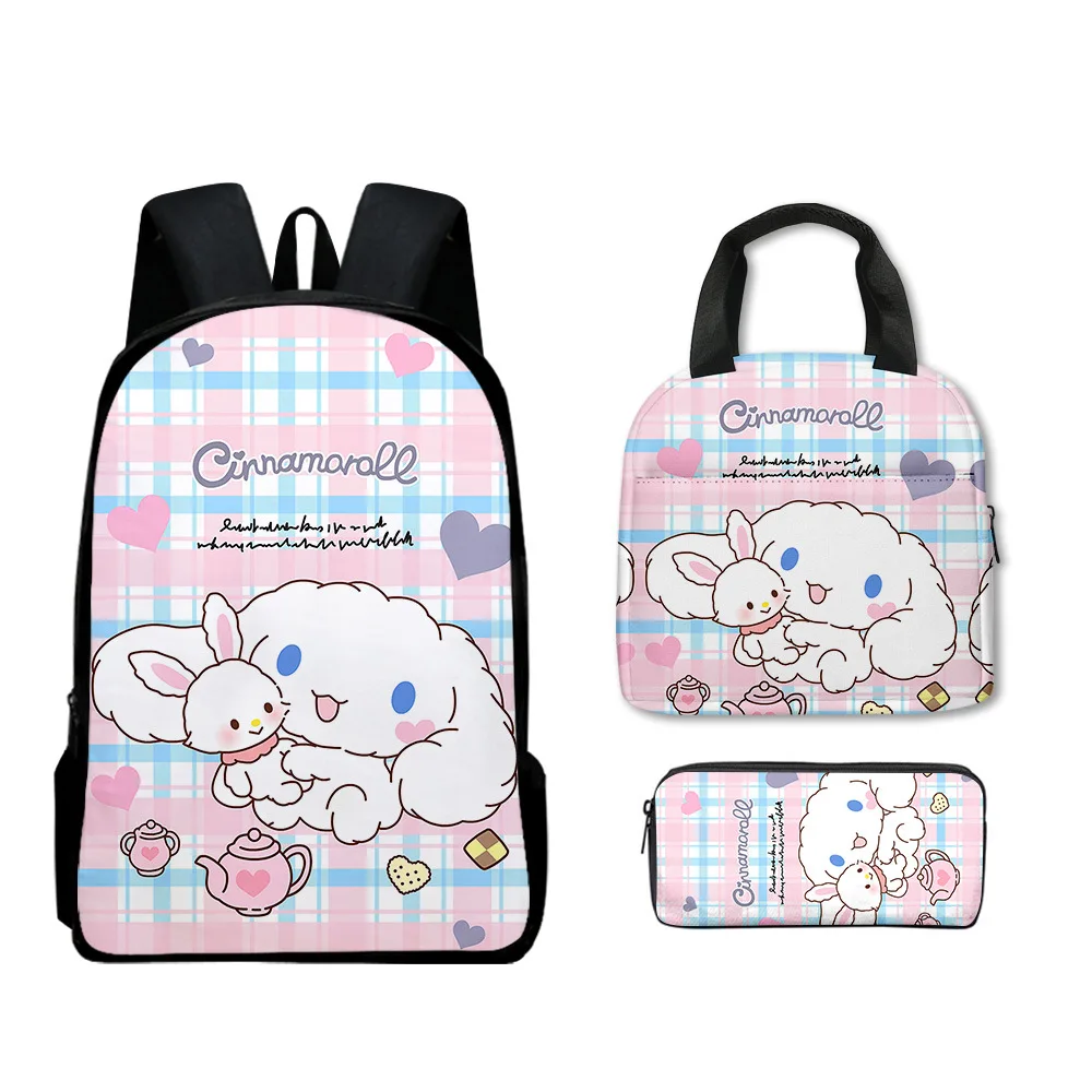 Kuromi Cartoon Primary and Middle School Students Backpack Girl School Bag Children Lunch Bag Pencil Bag Three-piece Set
Kuromi Cartoon Primary and Middle School Students Backpack Girl School Bag Children Lunch Bag Pencil Bag Three-piece Set