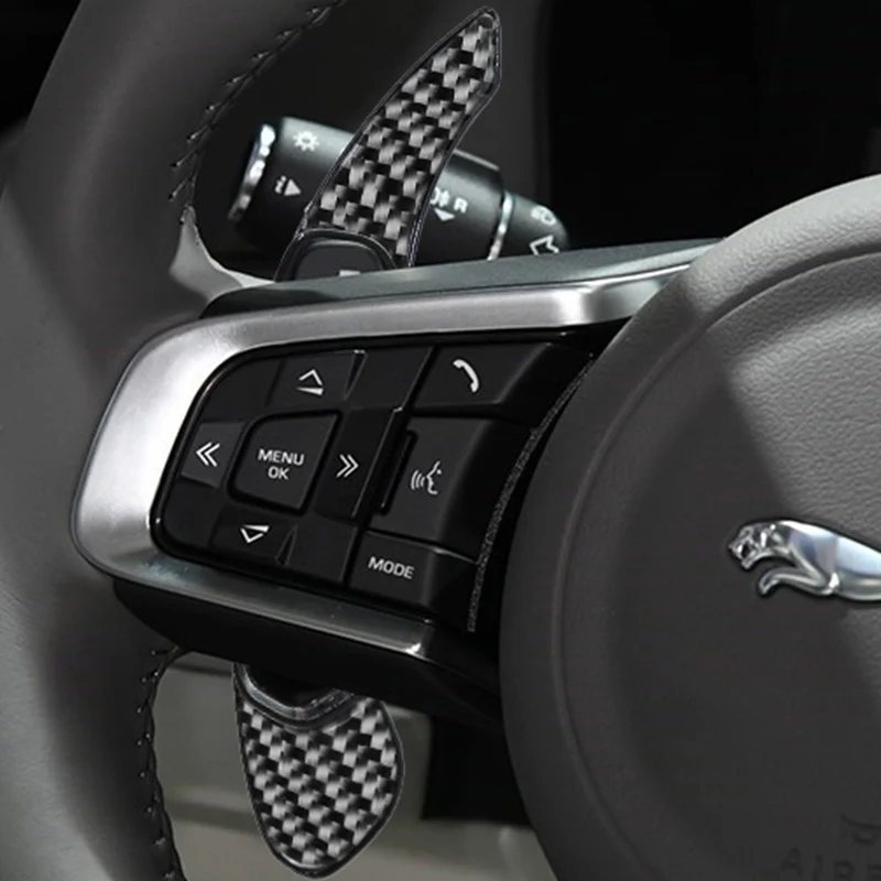 Carbon Fibre Shift Paddle DSG For Jaguar XF XE XJ F-PACE F-TYPE X760 X250 X260 X761 X351 Car Steering Wheel Shifter Extension
Carbon Fibre Shift Paddle DSG For Jaguar XF XE XJ F-PACE F-TYPE X760 X250 X260 X761 X351 Car Steering Wheel Shifter Extension