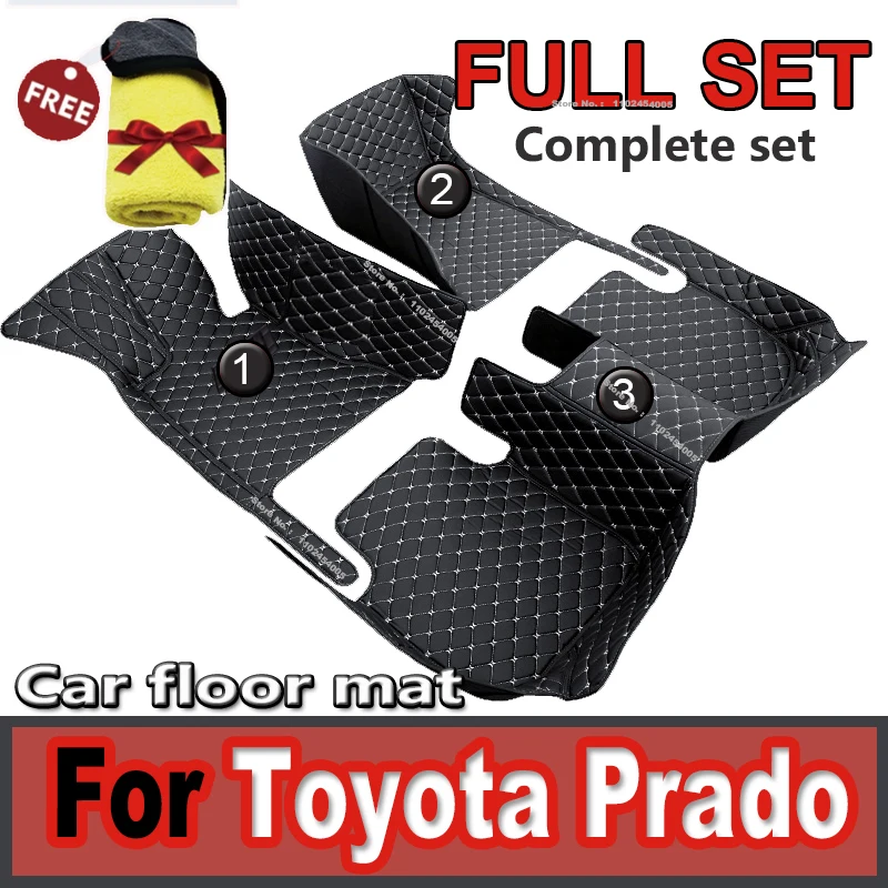Car Floor Mats For Toyota Prado(Eight Seats)2006 2007 2008 2009 Custom Auto Foot Pads Automobile Carpet Cover accessories
Car Floor Mats For Toyota Prado(Eight Seats)2006 2007 2008 2009 Custom Auto Foot Pads Automobile Carpet Cover accessories