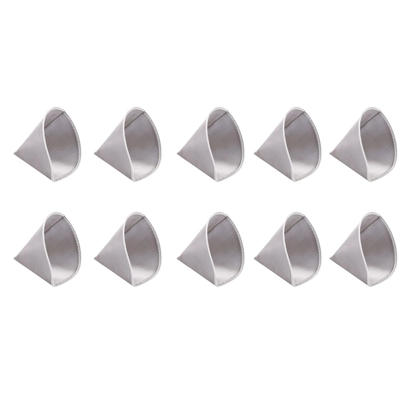 10X Reusable Pour Over Coffee Filter Mesh Paperless Coffee Filter Stainless Steel Cone Filter 3 To 4 Cup
10X Reusable Pour Over Coffee Filter Mesh Paperless Coffee Filter Stainless Steel Cone Filter 3 To 4 Cup