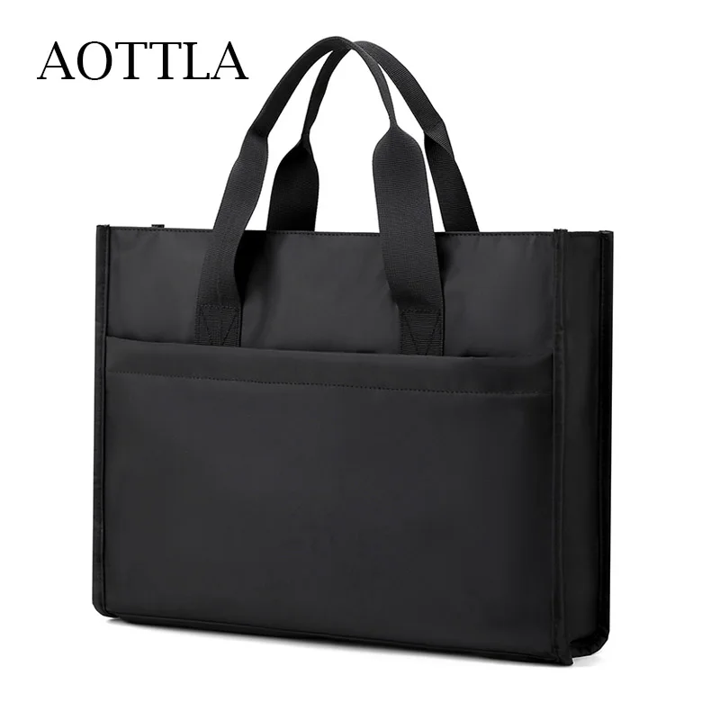 AOTTLA Handbags For Male Big Capacity Pure Color Men's Briefcase Fashion Classic Brand Bag For Men Business Bag Casual Men's Bag
AOTTLA Handbags For Male Big Capacity Pure Color Men's Briefcase Fashion Classic Brand Bag For Men Business Bag Casual Men's Bag