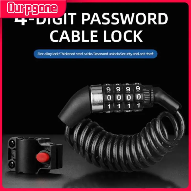 Устойчивый к истиранию велосипедный кодовый замок черный портативный трос цепь 4-позиционный замок Противоугонный кодовый замок
Устойчивый к истиранию велосипедный кодовый замок черный портативный трос цепь 4-позиционный замок Противоугонный кодовый замок