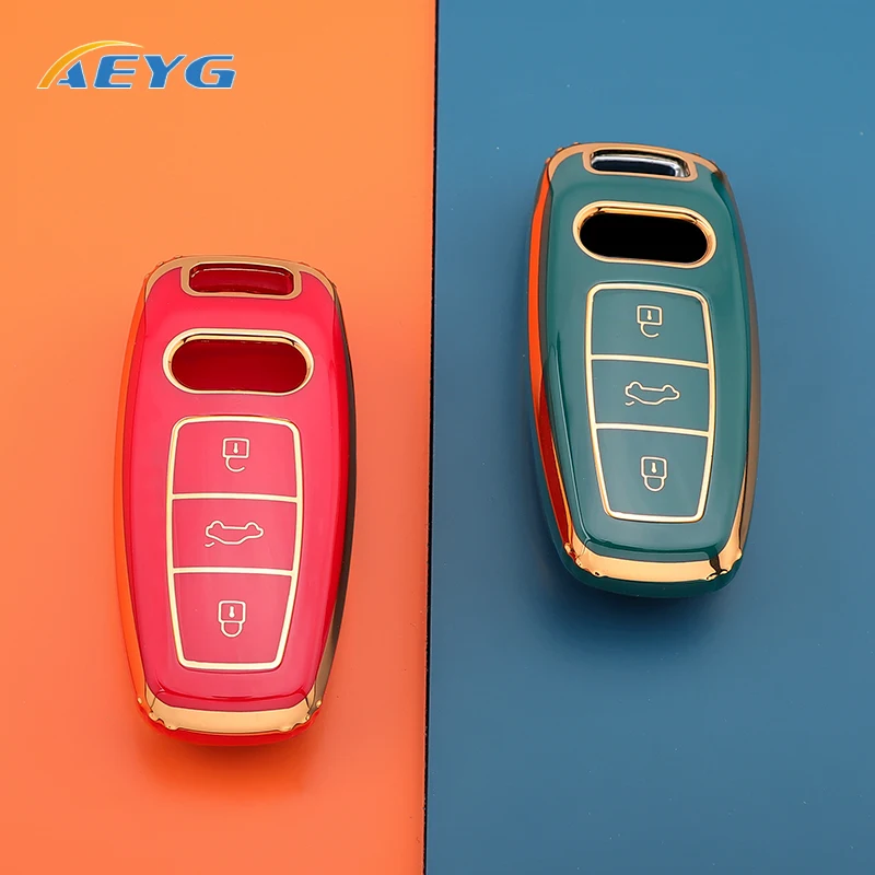 TPU Car Remote Key Case Cover Shell Fob For Audi A3 A4 B9 S6 C8 S7 D7 4K A8 D5 S8 Q7 SQ8 E-tron A6 A6L A7 Protector Accessories
TPU Car Remote Key Case Cover Shell Fob For Audi A3 A4 B9 S6 C8 S7 D7 4K A8 D5 S8 Q7 SQ8 E-tron A6 A6L A7 Protector Accessories