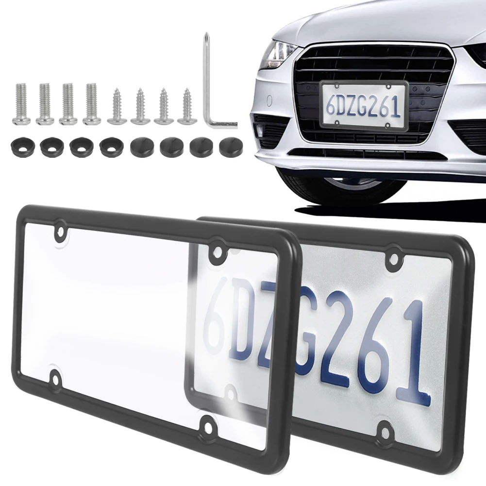 2PC Universal 12in X 6in Aluminum Alloy US Car License Plate Frame Cover Auto Number Plate Holder Car Decoration Accessories
2PC Universal 12in X 6in Aluminum Alloy US Car License Plate Frame Cover Auto Number Plate Holder Car Decoration Accessories