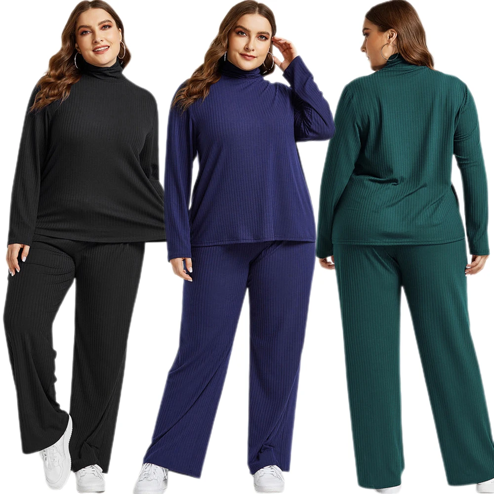 2 Pieces Cotton Muslim Women's Set Loose Long Sleeve Turtleneck Tops Wide Leg Pants Ladies Outfit Plus Size 5XL Streetwear Suits
2 Pieces Cotton Muslim Women's Set Loose Long Sleeve Turtleneck Tops Wide Leg Pants Ladies Outfit Plus Size 5XL Streetwear Suits