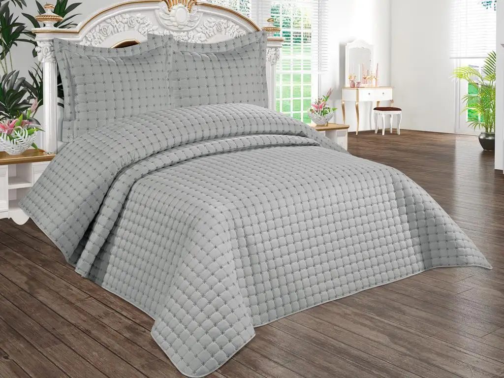 Festival Quilted Single Bed Cover Gray
Festival Quilted Single Bed Cover Gray