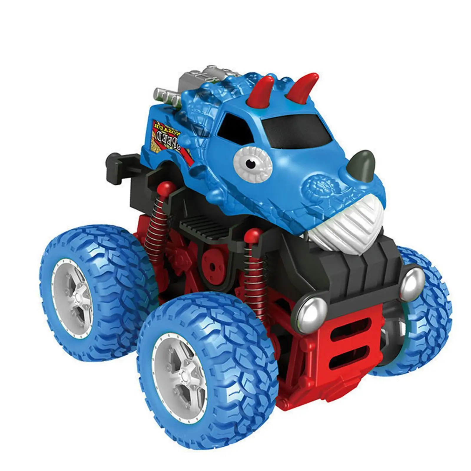 

Children's Inertia 4WD Stunt Off-road Vehicle Stunt Friction Power Car Kids Dinosaur Off-Road Vehicle Model Toy Birthday Gift