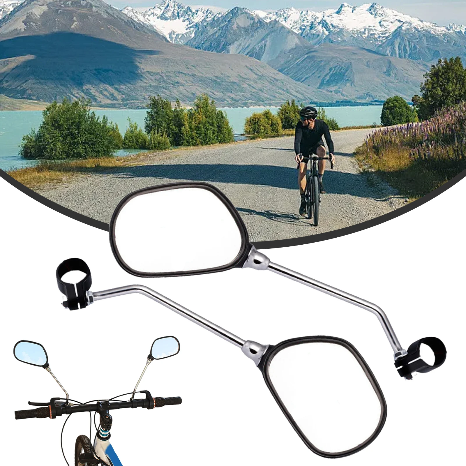 For Handlebar 25mm Rearview Mirror Ebike Mirror 1pair 360-degree Rotatable Rear View Mirror Reflector High Quality
For Handlebar 25mm Rearview Mirror Ebike Mirror 1pair 360-degree Rotatable Rear View Mirror Reflector High Quality