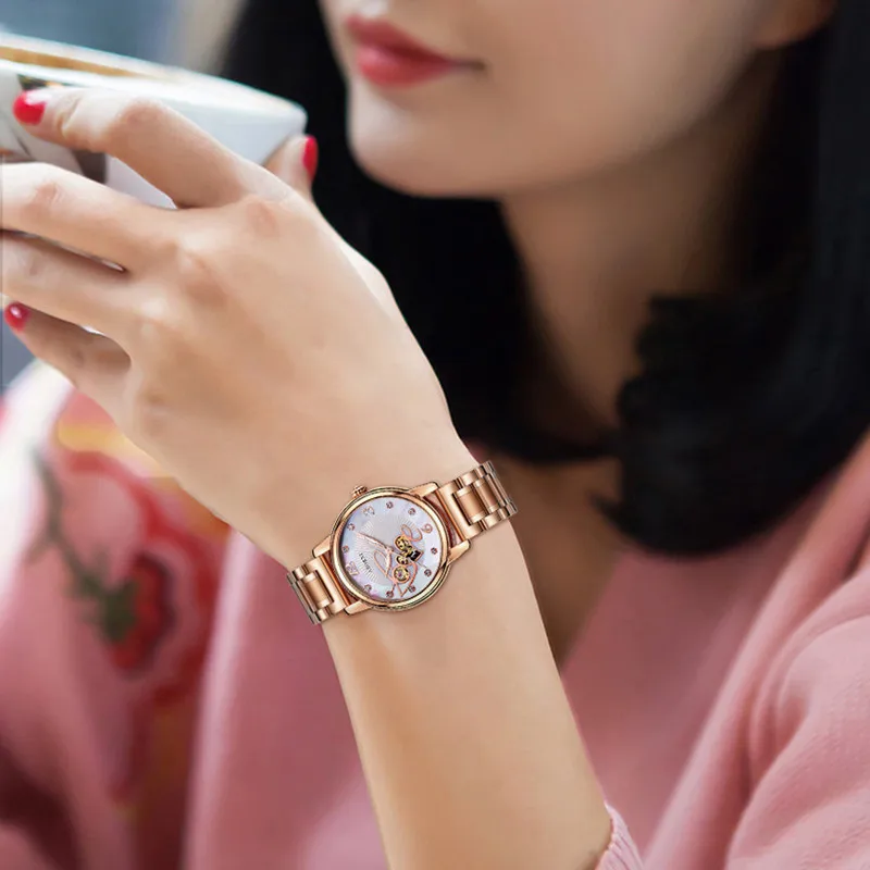 Часы наручные женские с автоматическим механизмом роскошные брендовые