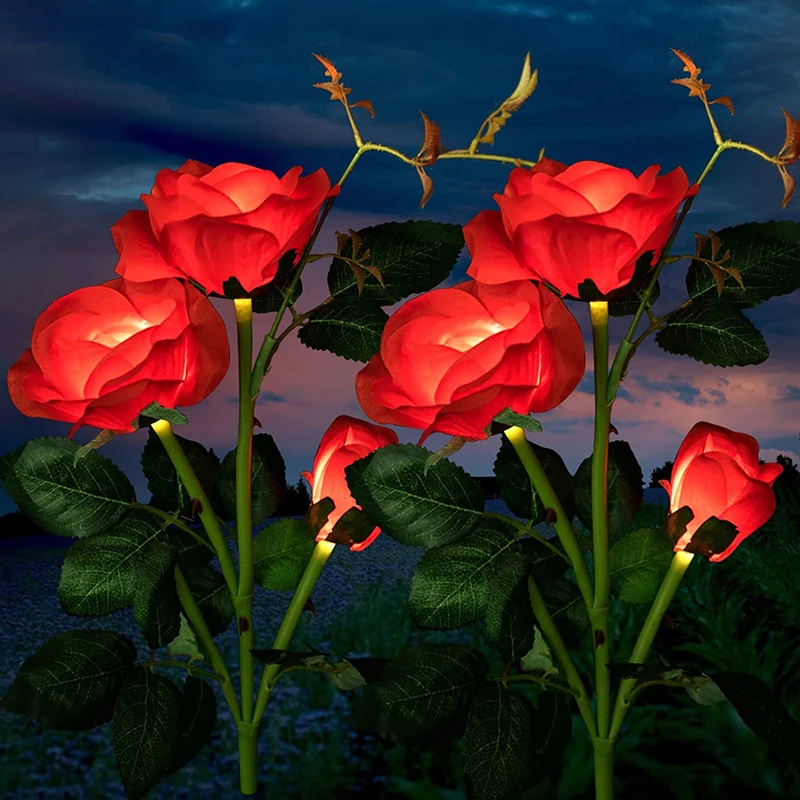 LED Solar Simulation Rose Flower Light Lawn Lamp Waterproof Rose Light Home Decorative Garden Landscape Lamp Outdoor Landscape
LED Solar Simulation Rose Flower Light Lawn Lamp Waterproof Rose Light Home Decorative Garden Landscape Lamp Outdoor Landscape