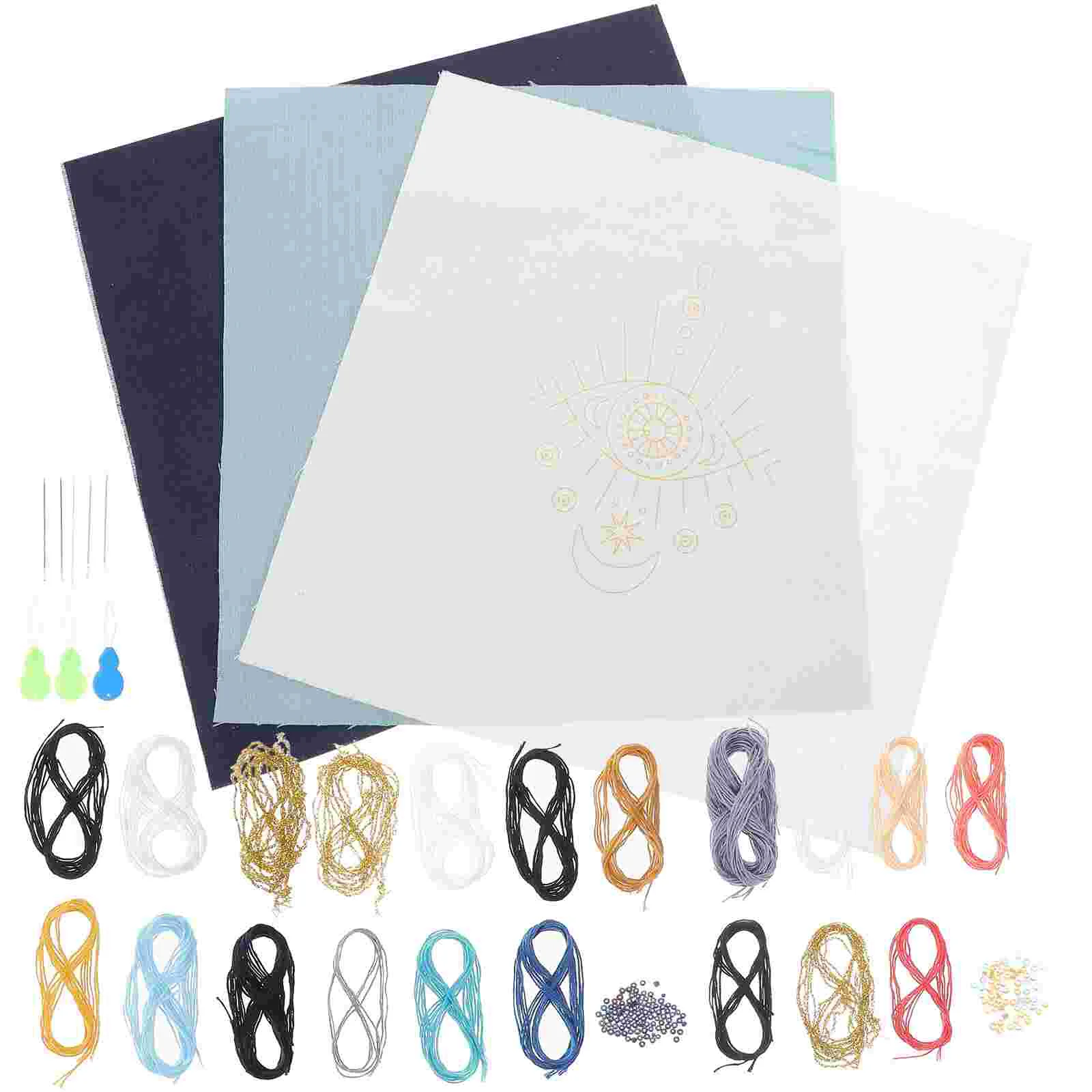 3 Sets Embroidery Beginner Kit Beginners Starter Crafts Adults Eye Evil Stitching Kids Suit
3 Sets Embroidery Beginner Kit Beginners Starter Crafts Adults Eye Evil Stitching Kids Suit