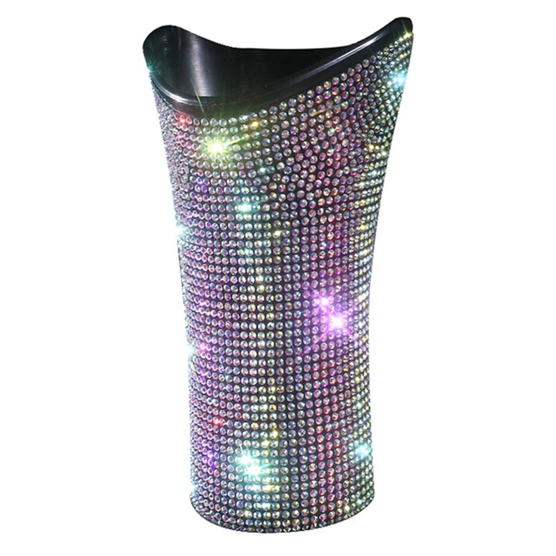 Diamond-Studded Storage Box For Car Umbrella Bucket Car Car Trash Can Car Storage Box Front And Rear Car Hanging Type 
Diamond-Studded Storage Box For Car Umbrella Bucket Car Car Trash Can Car Storage Box Front And Rear Car Hanging Type