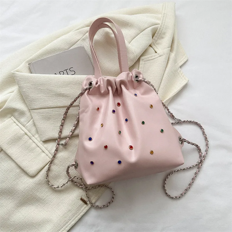 New Women Fashion Colorful Crystal Diamante Chain Cross Body Shoulder Bag Girl Lady Totes Satchel Travel Handbag Messenger Bag
New Women Fashion Colorful Crystal Diamante Chain Cross Body Shoulder Bag Girl Lady Totes Satchel Travel Handbag Messenger Bag