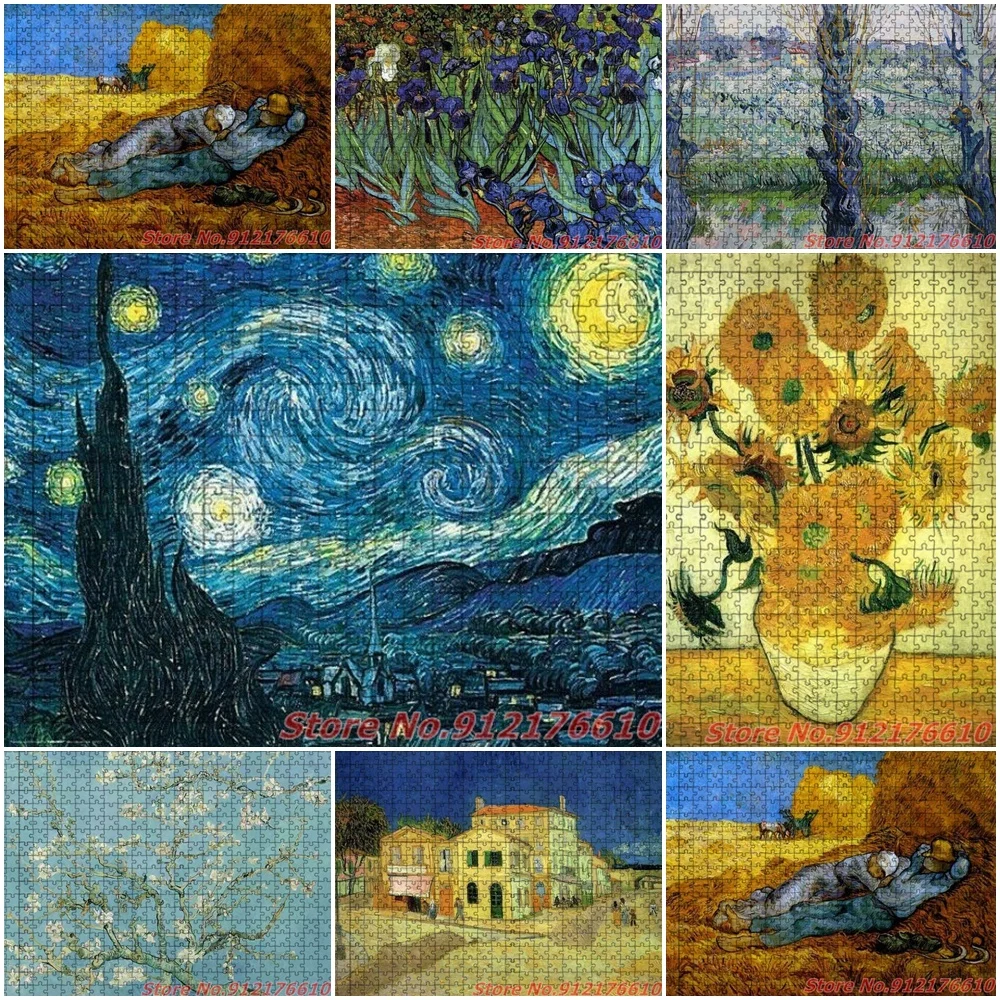 Vincent Van Gogh 500 Piece Jigsaw Puzzles Diy Creative Great Painter Vintage Artwork Decompress Educational Puzzles Toys Gifts
Vincent Van Gogh 500 Piece Jigsaw Puzzles Diy Creative Great Painter Vintage Artwork Decompress Educational Puzzles Toys Gifts