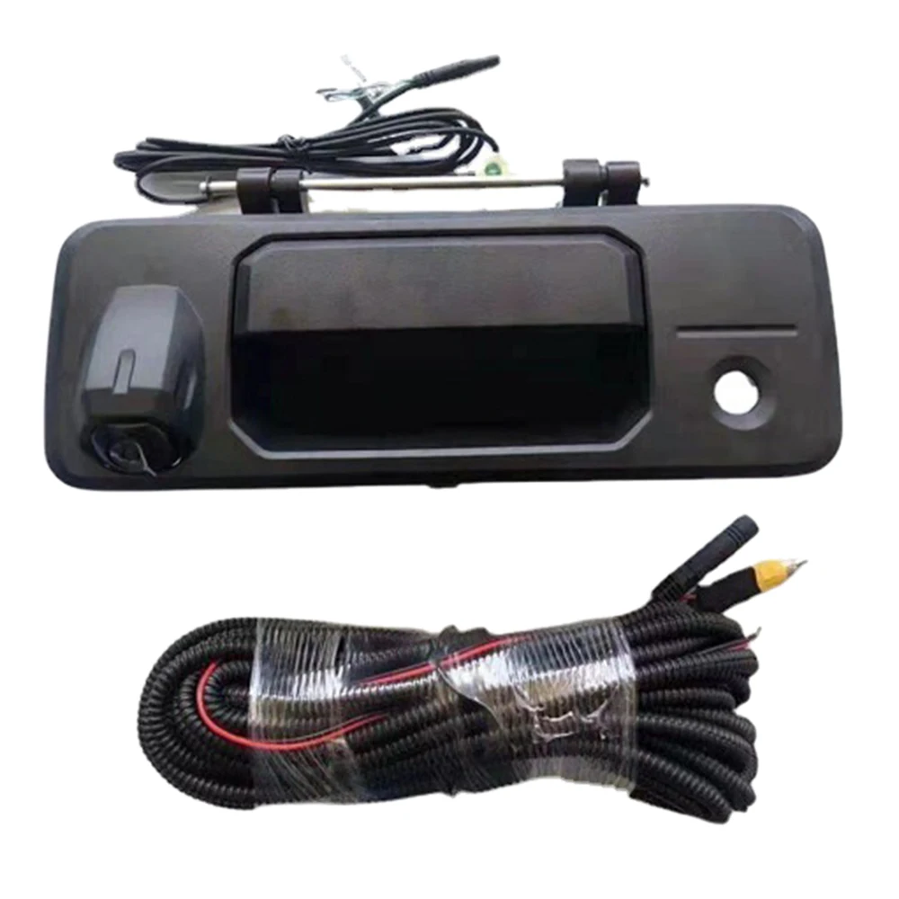

Car Rear View Camera Handle Fit for Toyota -Tundra 2014-2020 Tacoma 2016+ Tailgate Tail Black Backup 69090-0C090