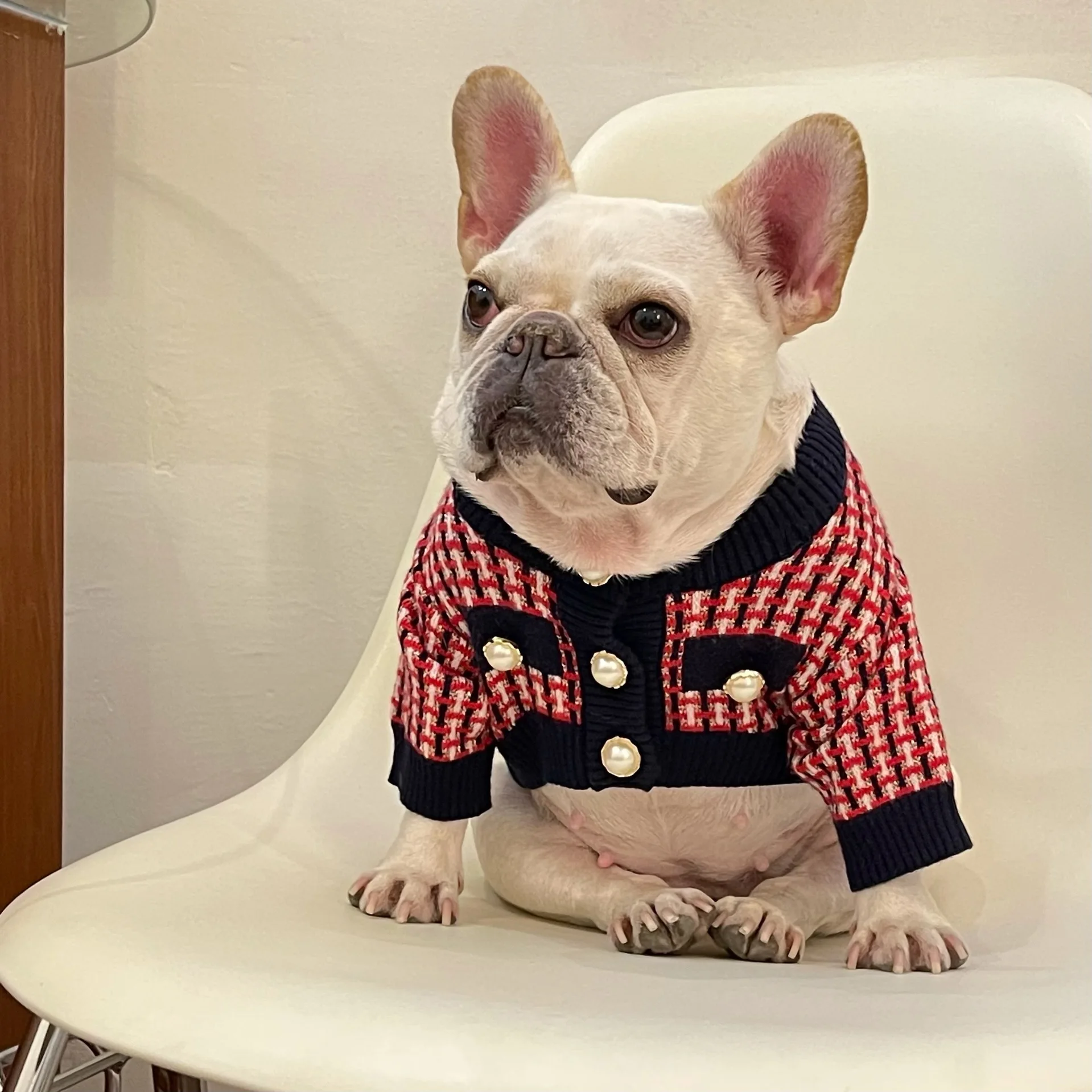 Cotton Pet Sweater Thickened Warm Printed New Year Luxury Clothing Comfortable High-Elastic Fashion Pet Puppy Clothing
Cotton Pet Sweater Thickened Warm Printed New Year Luxury Clothing Comfortable High-Elastic Fashion Pet Puppy Clothing
