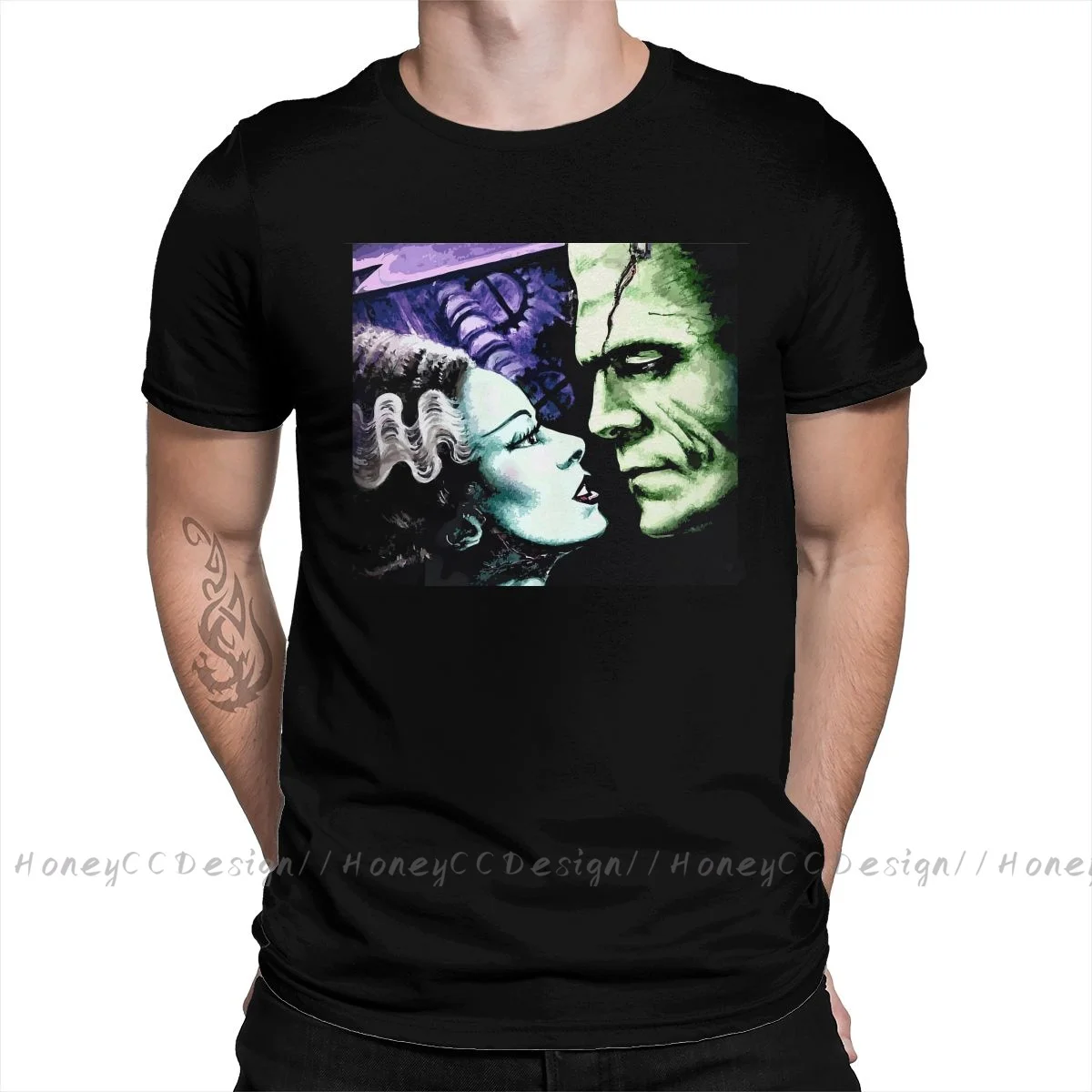 Frankenstein New Arrival T-Shirt Bride & Frankie Monsters In Love Shirt Crewneck Cotton Men TShirt For Adults Plus Size
Frankenstein New Arrival T-Shirt Bride & Frankie Monsters In Love Shirt Crewneck Cotton Men TShirt For Adults Plus Size
