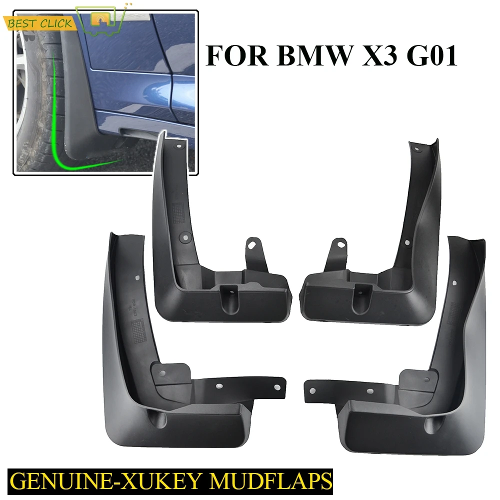 Набор формованных брызговиков для BMW X3 G01 2018 2019, брызговики, брызговики, переднее и заднее крыло 2017, аксессуары