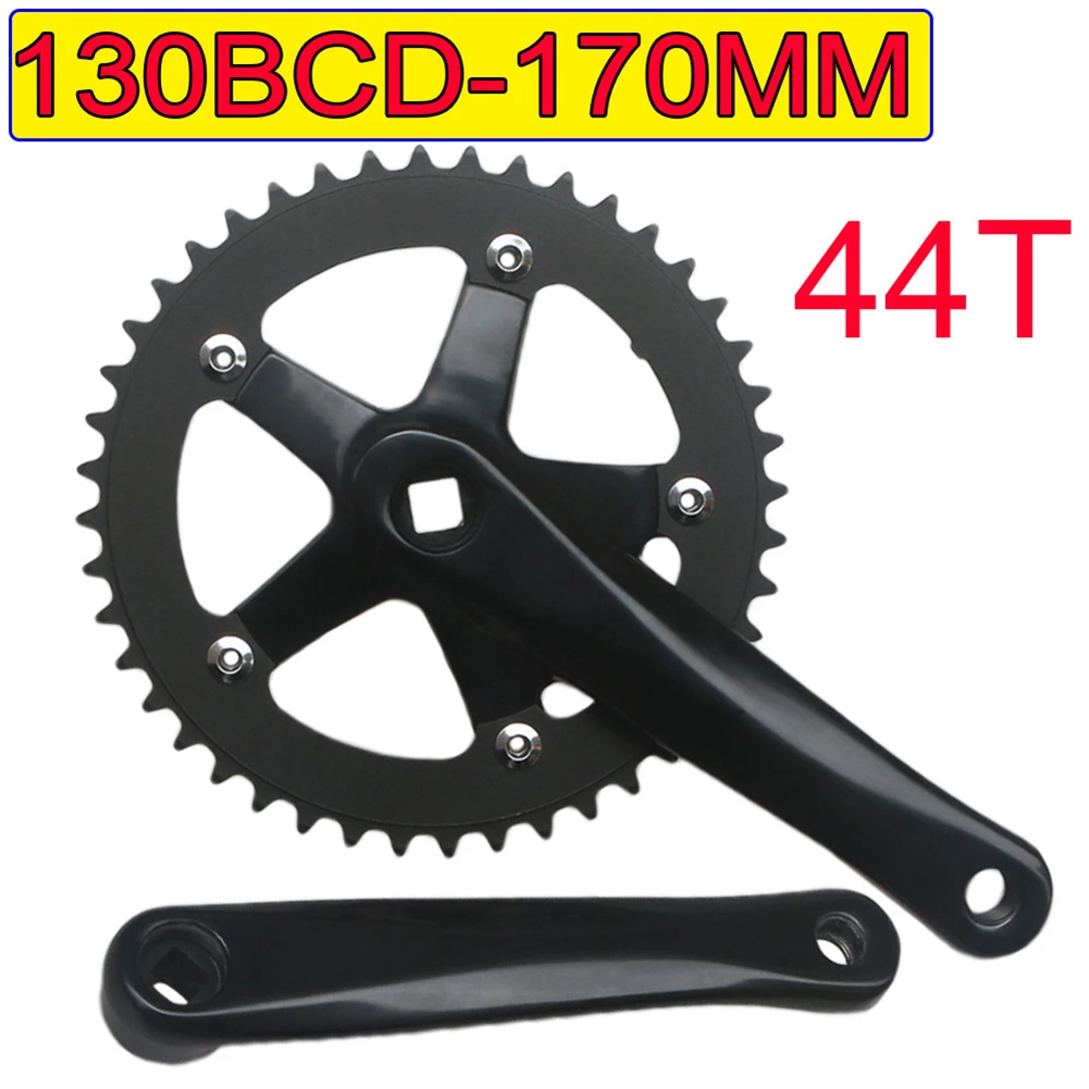 Bicycle Road Bike Crank 130BCD Chainring Single Disc Bicycle Square Hole 170mm Handle Aluminum Alloy 44T Chainring Non-integrate
Bicycle Road Bike Crank 130BCD Chainring Single Disc Bicycle Square Hole 170mm Handle Aluminum Alloy 44T Chainring Non-integrate
