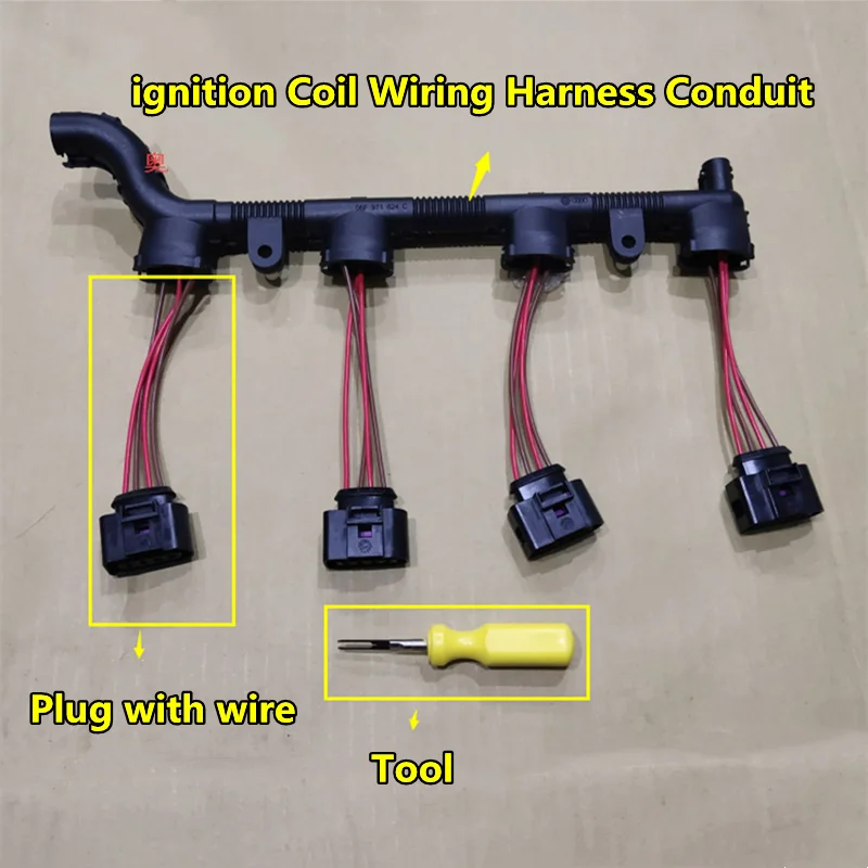 Car Accessories Ignition Coil Wiring Harness Conduit For Audi A4 B7 A6 C6 2.0T Engine Plug Assy Shell Protect OEM 06F 971 824 C
Car Accessories Ignition Coil Wiring Harness Conduit For Audi A4 B7 A6 C6 2.0T Engine Plug Assy Shell Protect OEM 06F 971 824 C