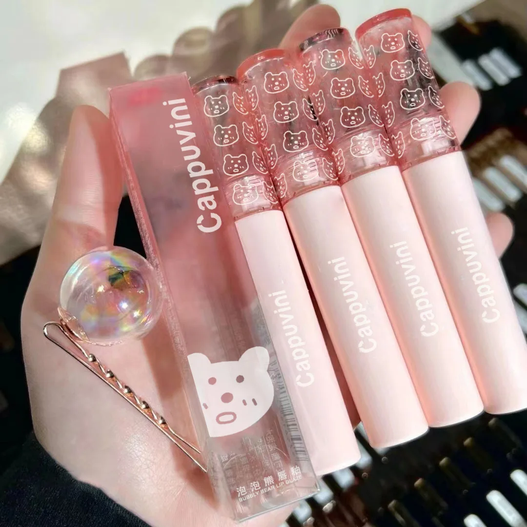 

Color Change Jelly Lip Gloss Transparent Lip Glaze Glass Water Feel Lip Oil Waterproof Liquid Lipstick Nude Clear Tint Lip Gloss