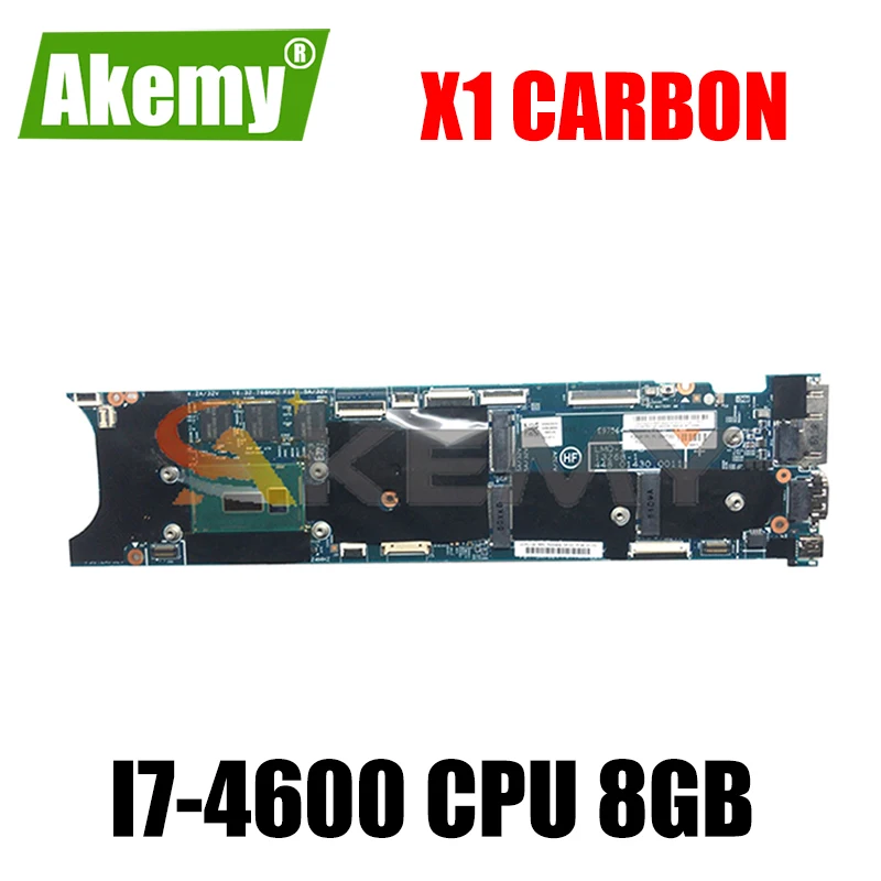 Материнская плата Akemy для оригинального ноутбука Lenovo ThinkPad X1 CARBON TYPE 20A7 20A8, материнская плата I7 i7-4600 CPU 8 ГБ с вентилятором FRU 00UP985
Материнская плата Akemy для оригинального ноутбука Lenovo ThinkPad X1 CARBON TYPE 20A7 20A8, материнская плата I7 i7-4600 CPU 8 ГБ с вентилятором FRU 00UP985