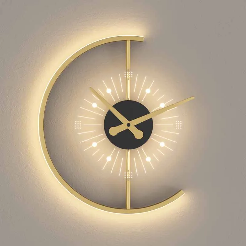 Luminous Luxury Wall Clocks Modern Living Room Gold Black Clock Wall Art Industrial Reloj Digital Pared Home Decor Living Room
Luminous Luxury Wall Clocks Modern Living Room Gold Black Clock Wall Art Industrial Reloj Digital Pared Home Decor Living Room