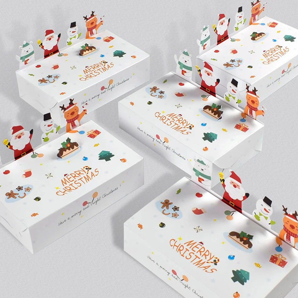 10 Pcs Cookies Gift Xmas Supply Candy Gifts Baskets Case Three-dimensional Paper Bride
10 Pcs Cookies Gift Xmas Supply Candy Gifts Baskets Case Three-dimensional Paper Bride