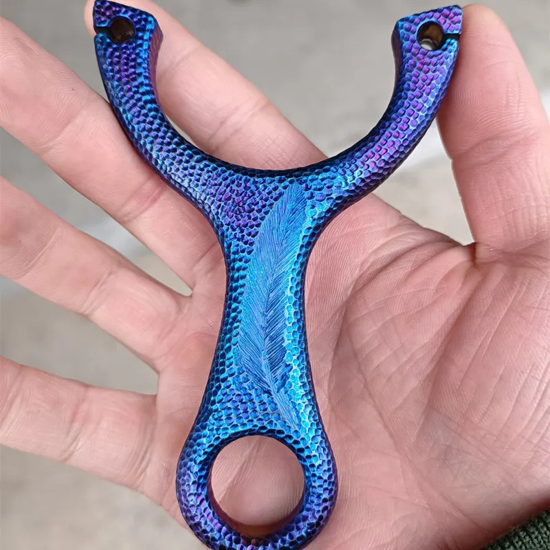Slingshot Hunting TC21 Titanium Alloy Slingshot with Single Card Rubber Band Precision Slingshot Outdoor Sports
Slingshot Hunting TC21 Titanium Alloy Slingshot with Single Card Rubber Band Precision Slingshot Outdoor Sports