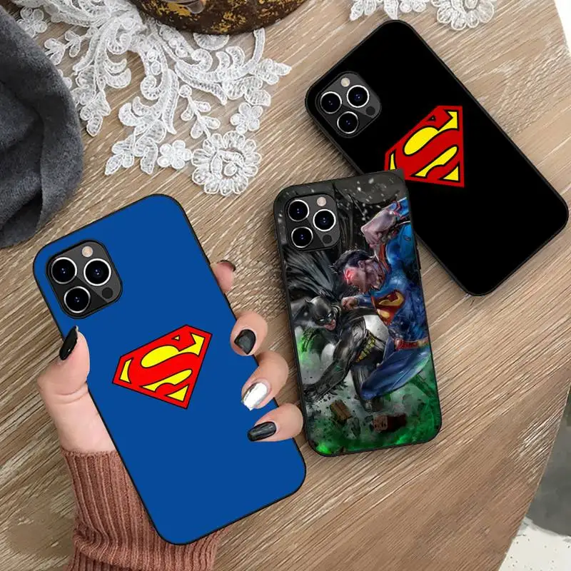 Superhero Superman Phone Case Silicone Soft for iphone 13 12 11 Pro Mini XS MAX 8 7 Plus X 2020 XR cover
Superhero Superman Phone Case Silicone Soft for iphone 13 12 11 Pro Mini XS MAX 8 7 Plus X 2020 XR cover