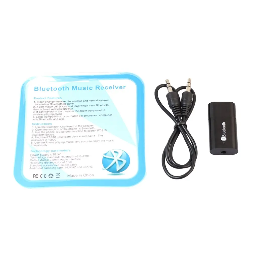 Mini USB Audio Receiver Wireless Music Stereo 3.5mm Adapter Fit for Car AUX In Home MP3 Speaker Tablet
Mini USB Audio Receiver Wireless Music Stereo 3.5mm Adapter Fit for Car AUX In Home MP3 Speaker Tablet