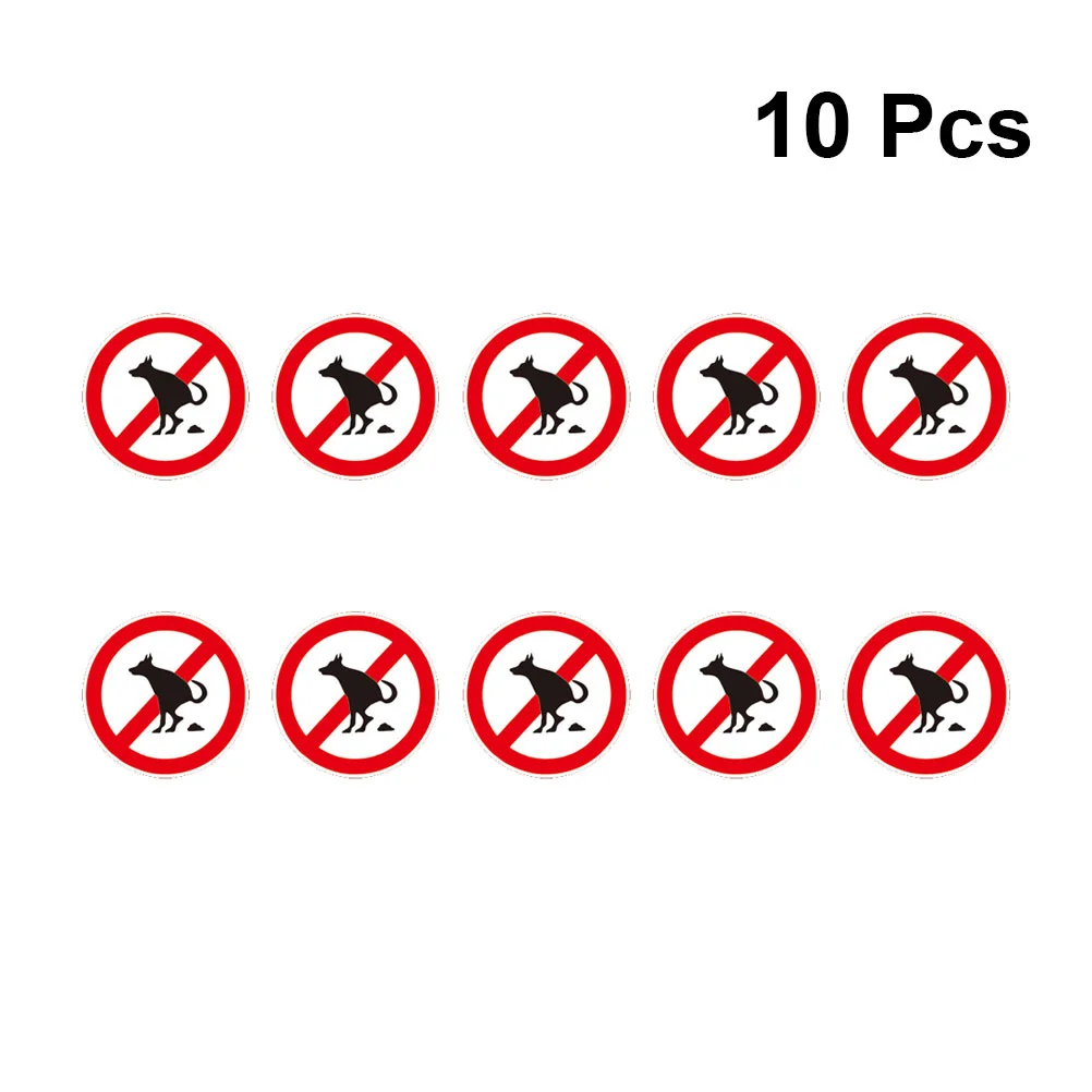 10 Sheets of No Pet Pooping Sign Stickers Funny Prohibitory Sign Pastes Truck Window Decals
10 Sheets of No Pet Pooping Sign Stickers Funny Prohibitory Sign Pastes Truck Window Decals