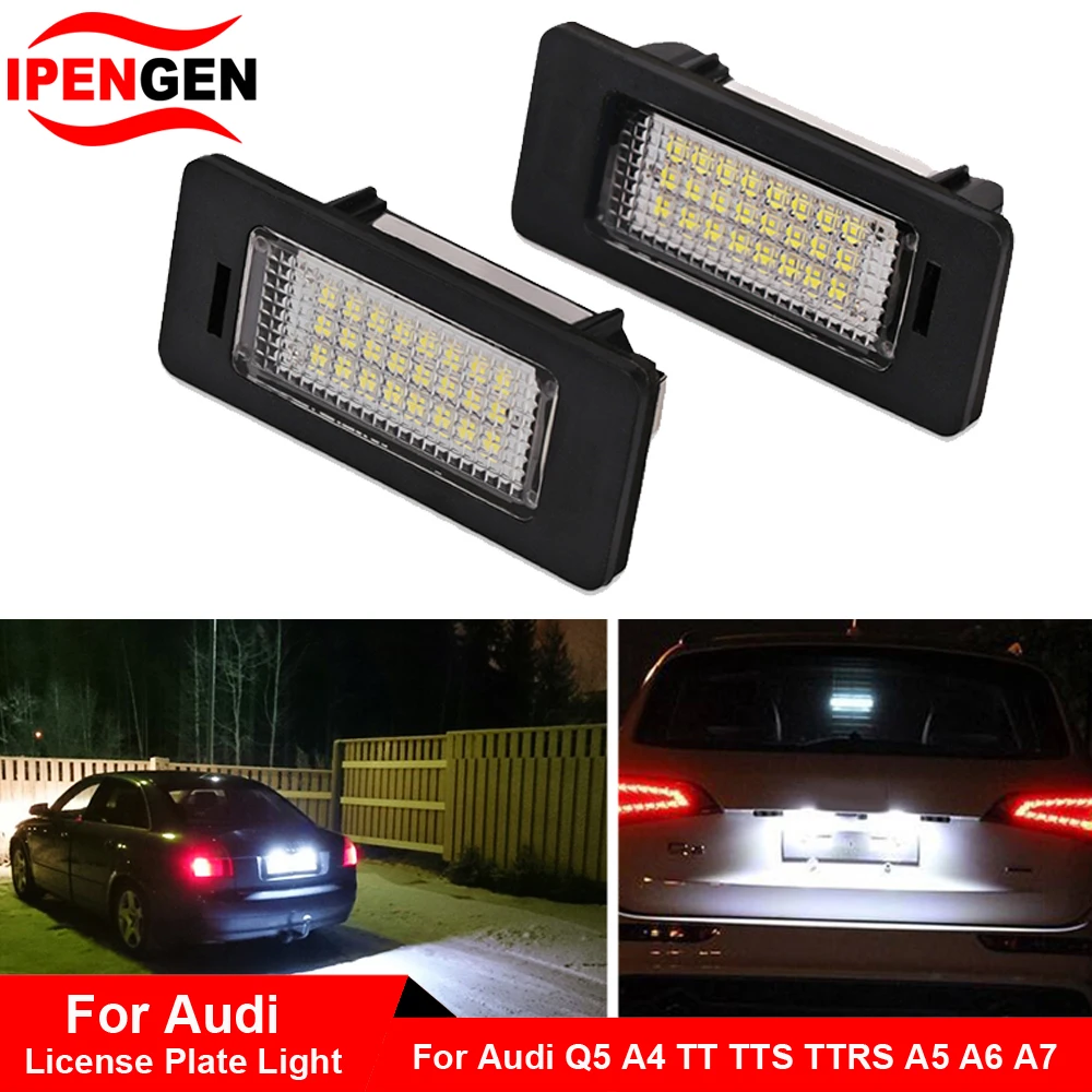 Фонарь с подсветкой для номерного знака Audi Q5 A4 TT TTS TTRS A5 A6 A7 
Фонарь с подсветкой для номерного знака Audi Q5 A4 TT TTS TTRS A5 A6 A7