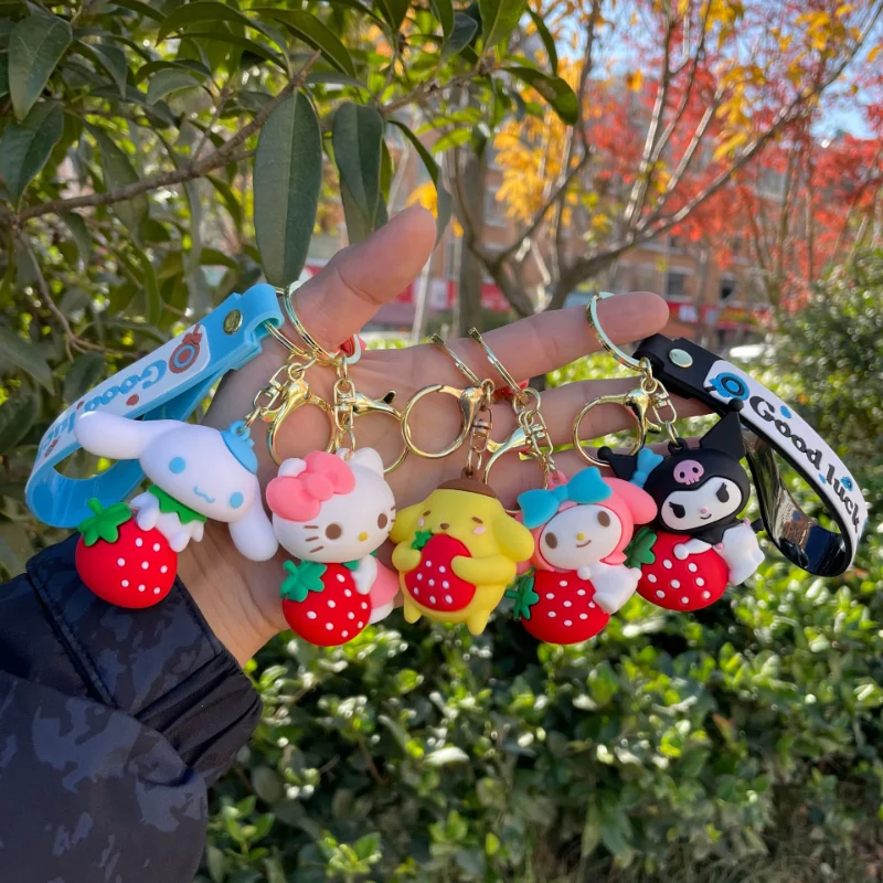 Мультяшная кукла брелок Kuromi Cinnamoroll My Melody Purin клубника серии Kawaii брелки аниме сумка кулон брелок Подарки Игрушка
Мультяшная кукла брелок Kuromi Cinnamoroll My Melody Purin клубника серии Kawaii брелки аниме сумка кулон брелок Подарки Игрушка
