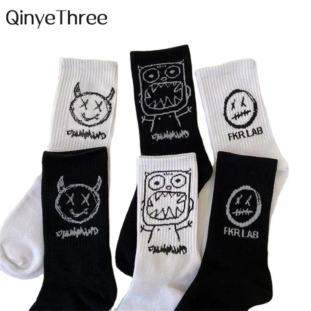 Women Daily Harajuku Korean Japanese Socks Cotton Unisex Couples Skateboard Street Hipster Funny Expression Dropship
Women Daily Harajuku Korean Japanese Socks Cotton Unisex Couples Skateboard Street Hipster Funny Expression Dropship