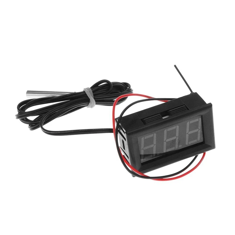 2X DC 5 - 12 V - 50 - 110 градусов C цифровой термометр для холодильника детектор температуры красный 
2X DC 5 - 12 V - 50 - 110 градусов C цифровой термометр для холодильника детектор температуры красный