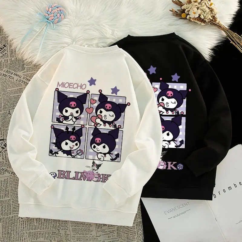 Kawaii Cute Sanrio Kuromi Hoodies Loose and Thin Jacket Cartoon Children's Top Printing Autumn Girl Birthday Gift For Children
Kawaii Cute Sanrio Kuromi Hoodies Loose and Thin Jacket Cartoon Children's Top Printing Autumn Girl Birthday Gift For Children